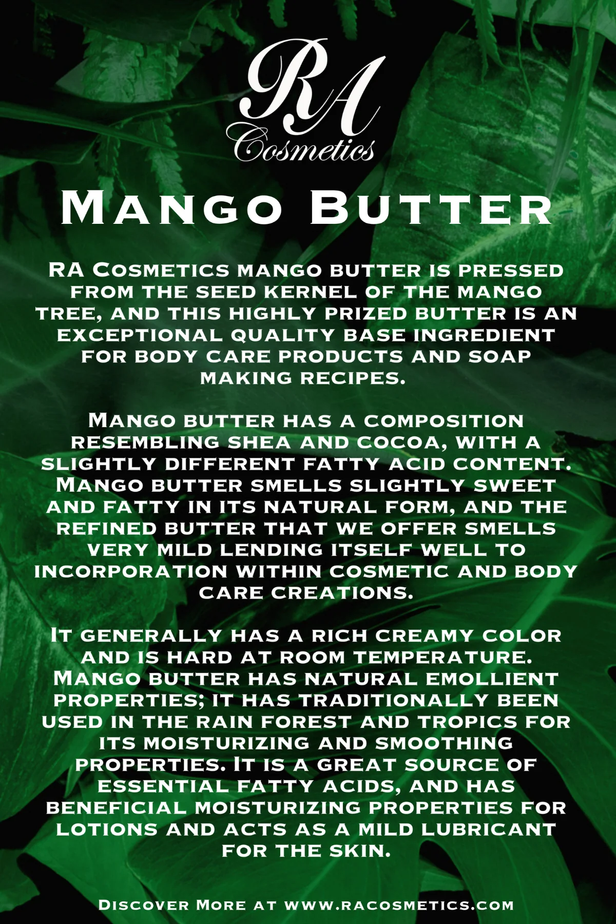 Raw Mango Butter - Smooth (Unscented) - Image 3