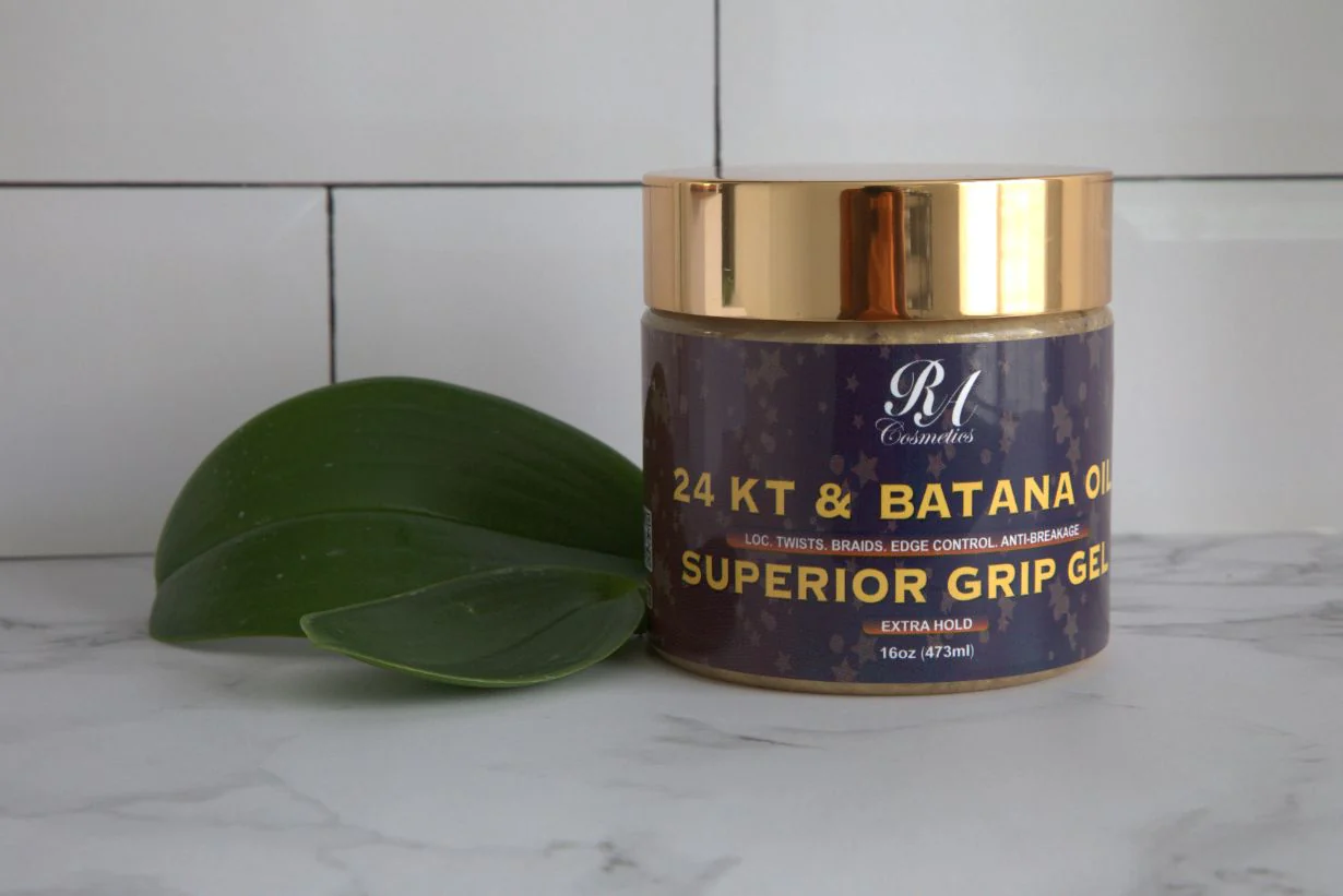Batana Oil 24KT Gold Superior Grip Gel - Locs, Twist, Braids, Edge Control, Anti-Breakage - Image 11