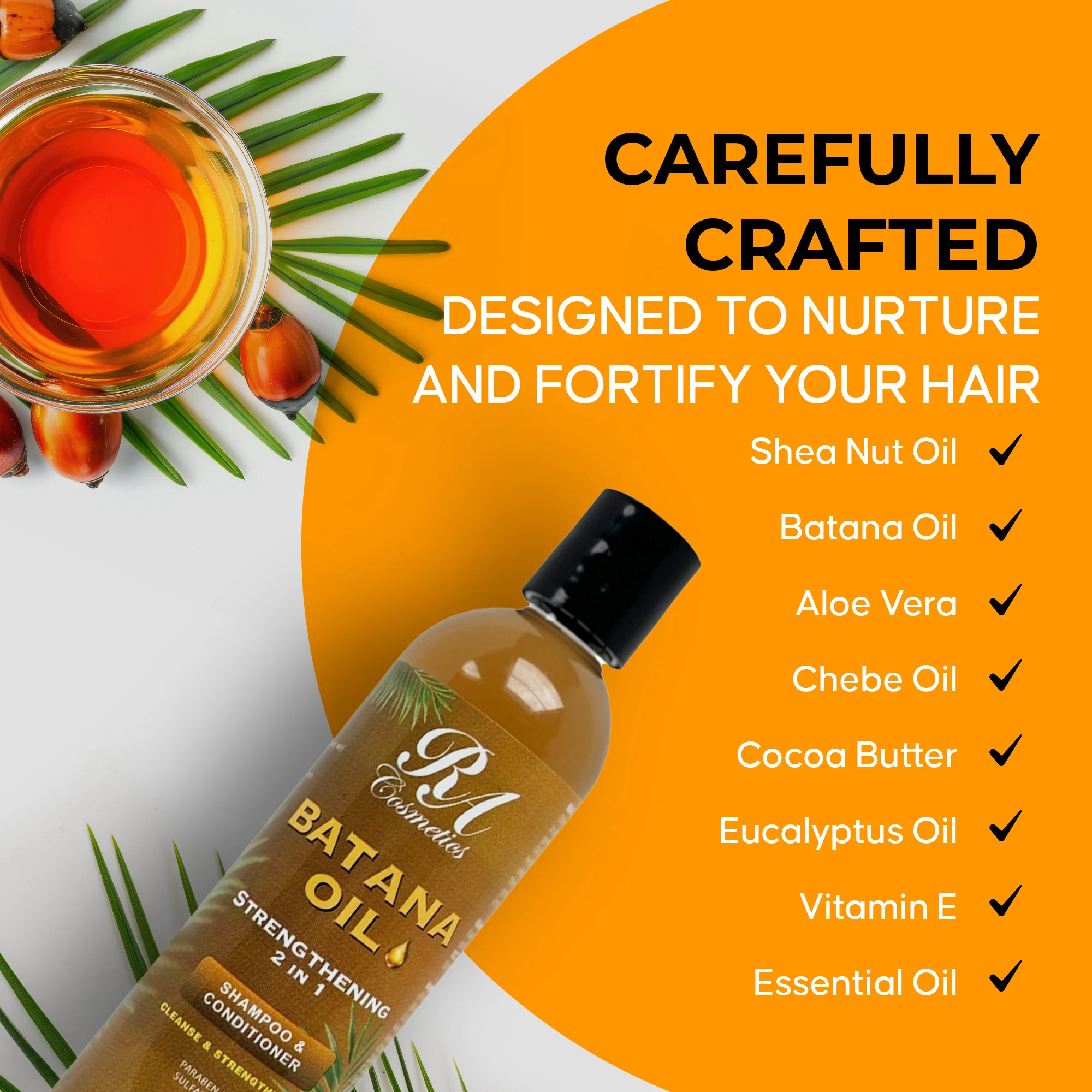 Batana Oil Strengthening 2 In 1 Shampoo & Conditioner - Image 7