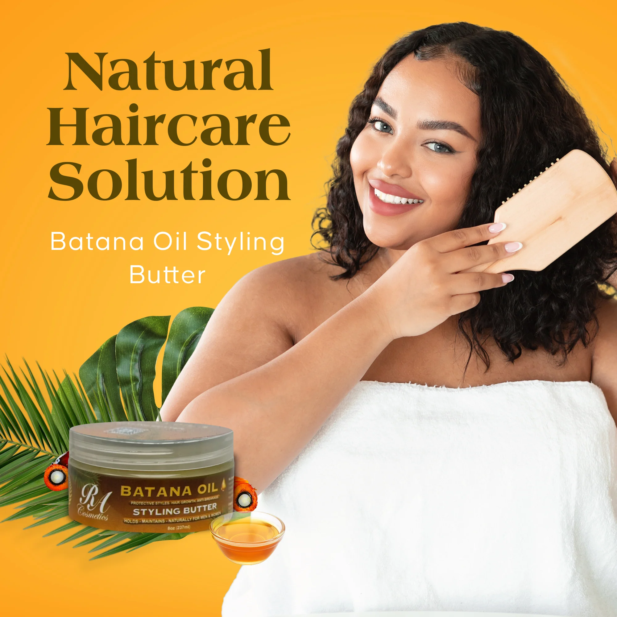 Batana Oil Styling Butter - Protective Styles, Hair Growth, Anti-Breakage - Image 6