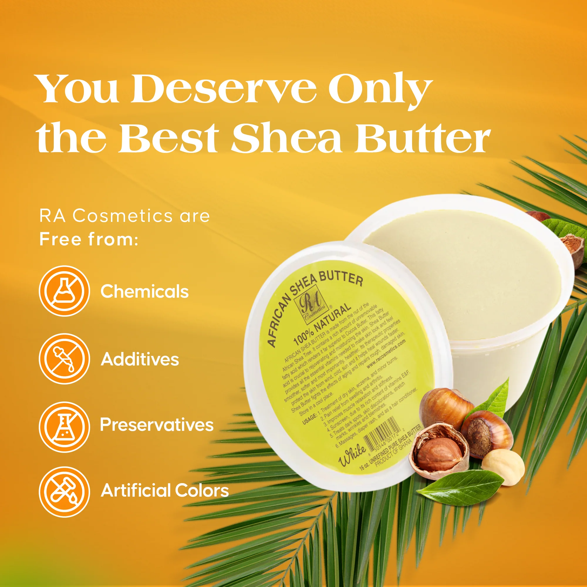 100% Natural African Shea Butter (Ivory) – Smooth & Unrefined - Image 7