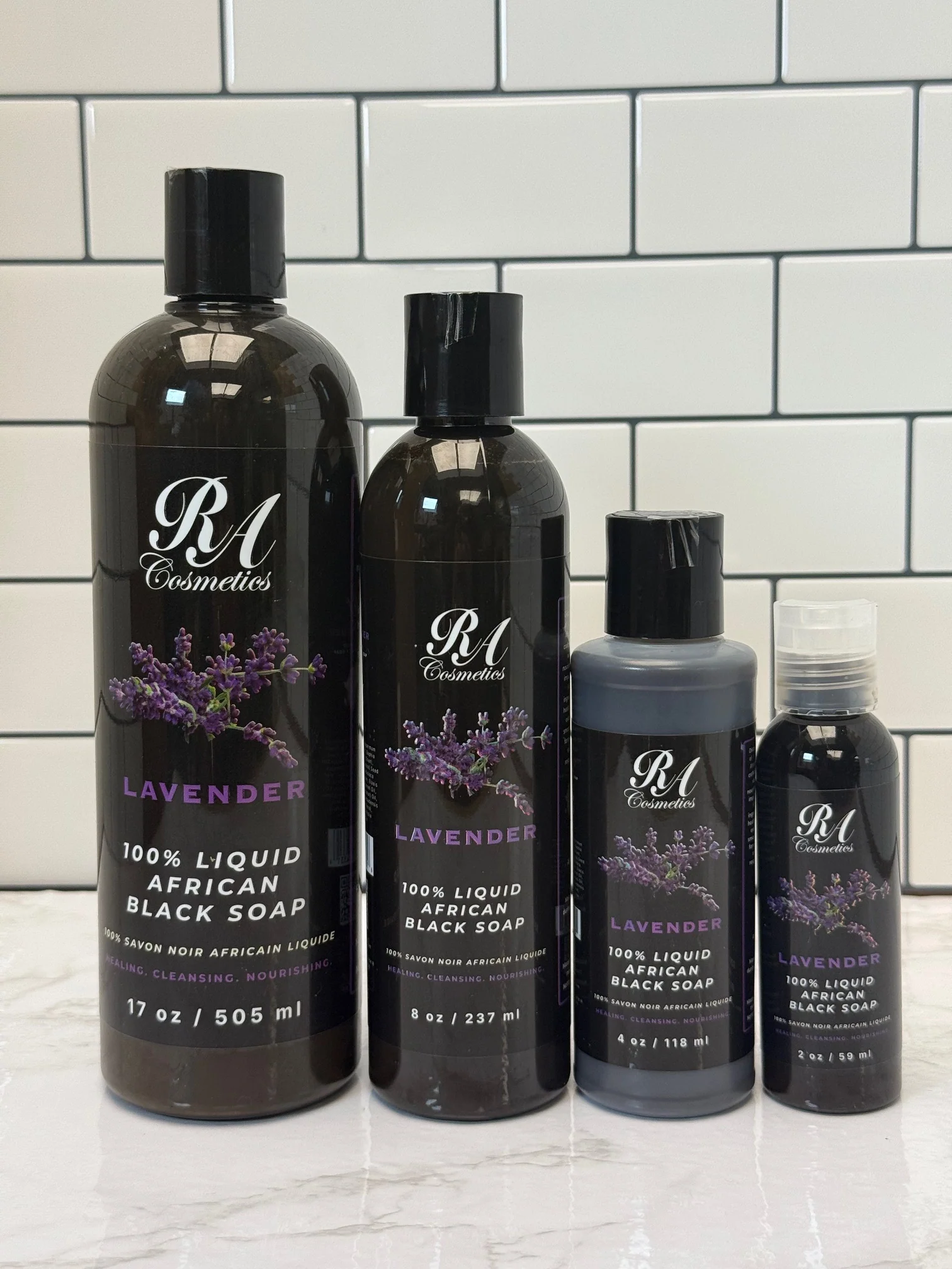 Liquid 100% African Black Soap w/ Lavender - Image 7