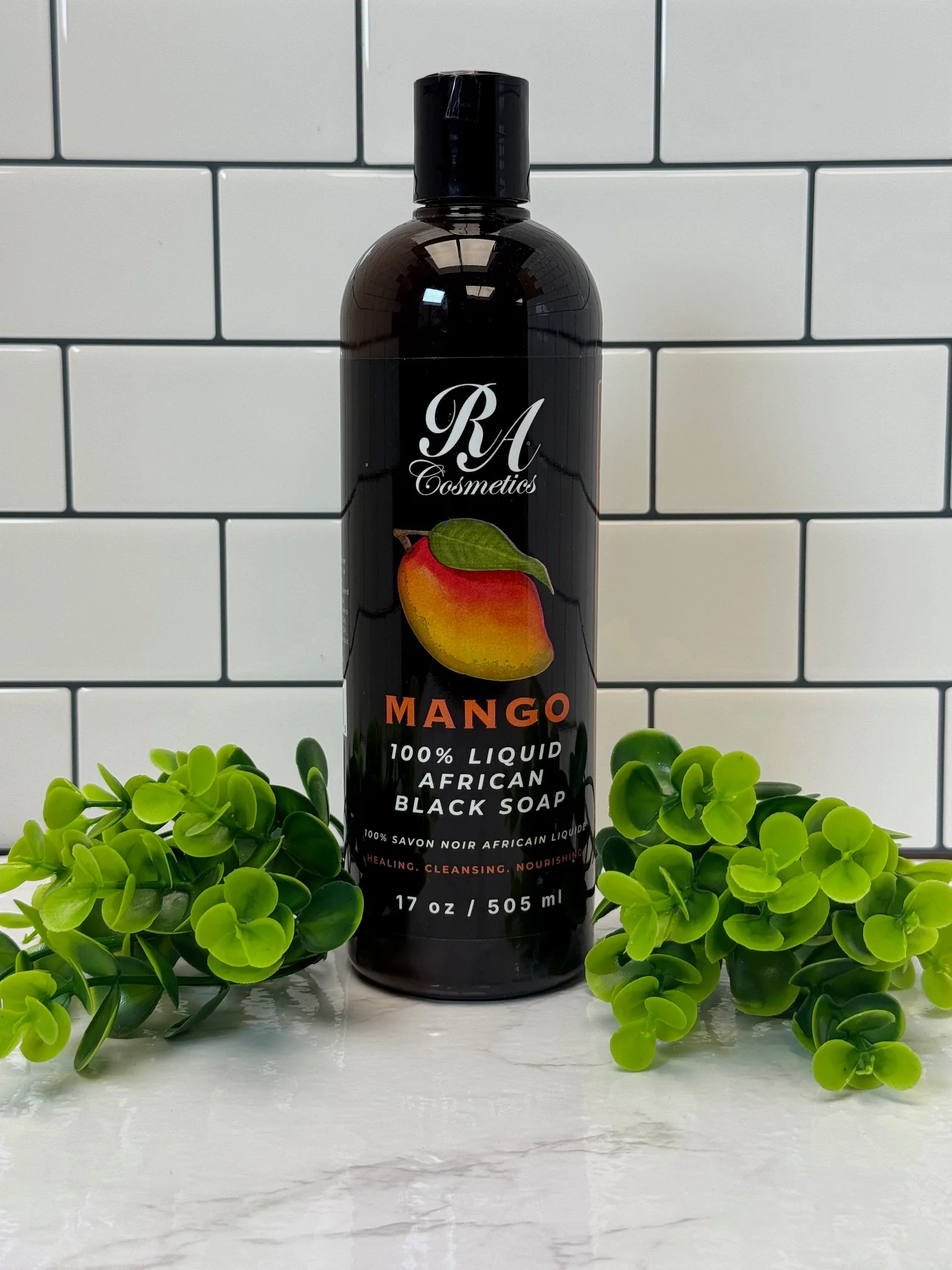 Liquid 100% African Black Soap w/ Mango - Image 11