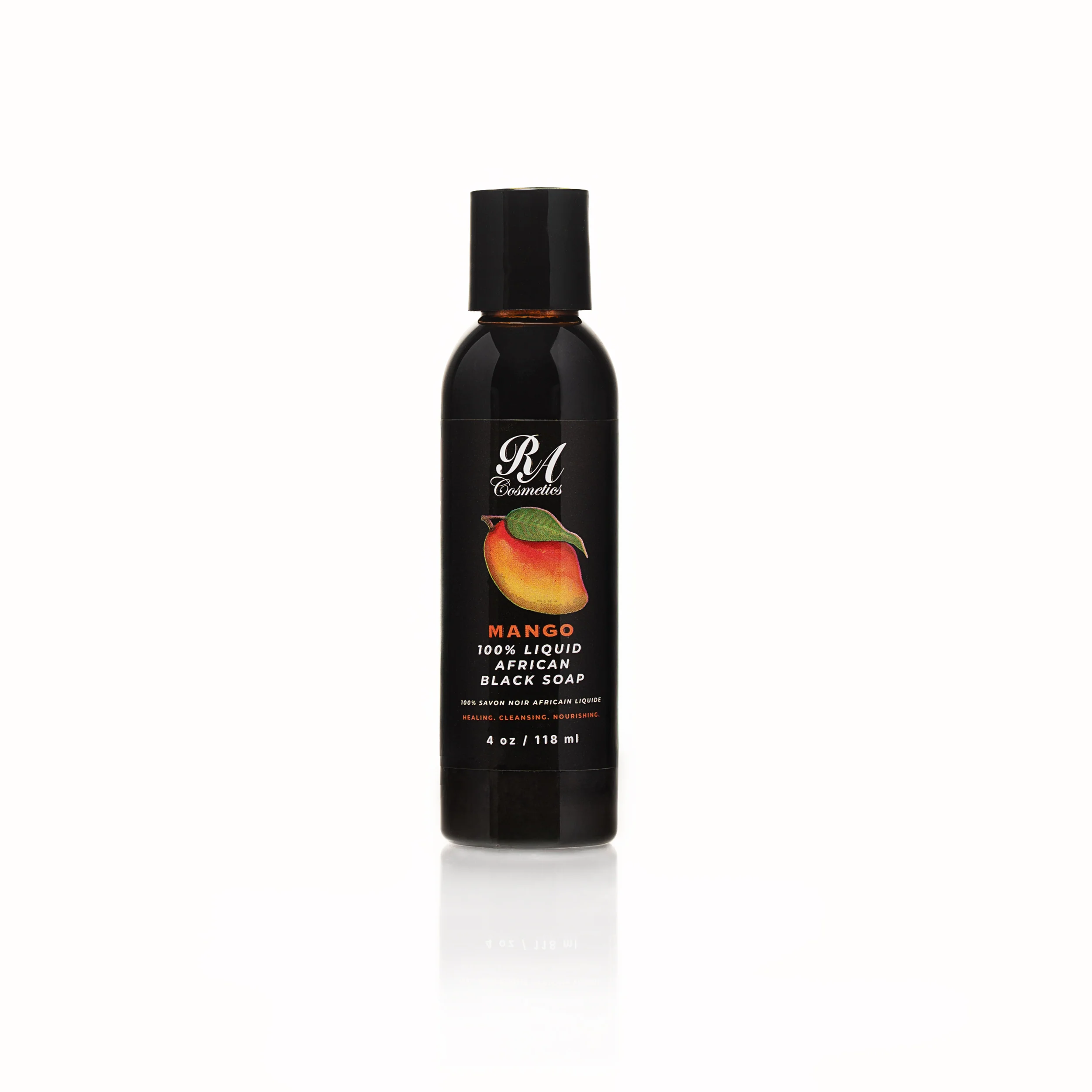 Liquid 100% African Black Soap w/ Mango - Image 3
