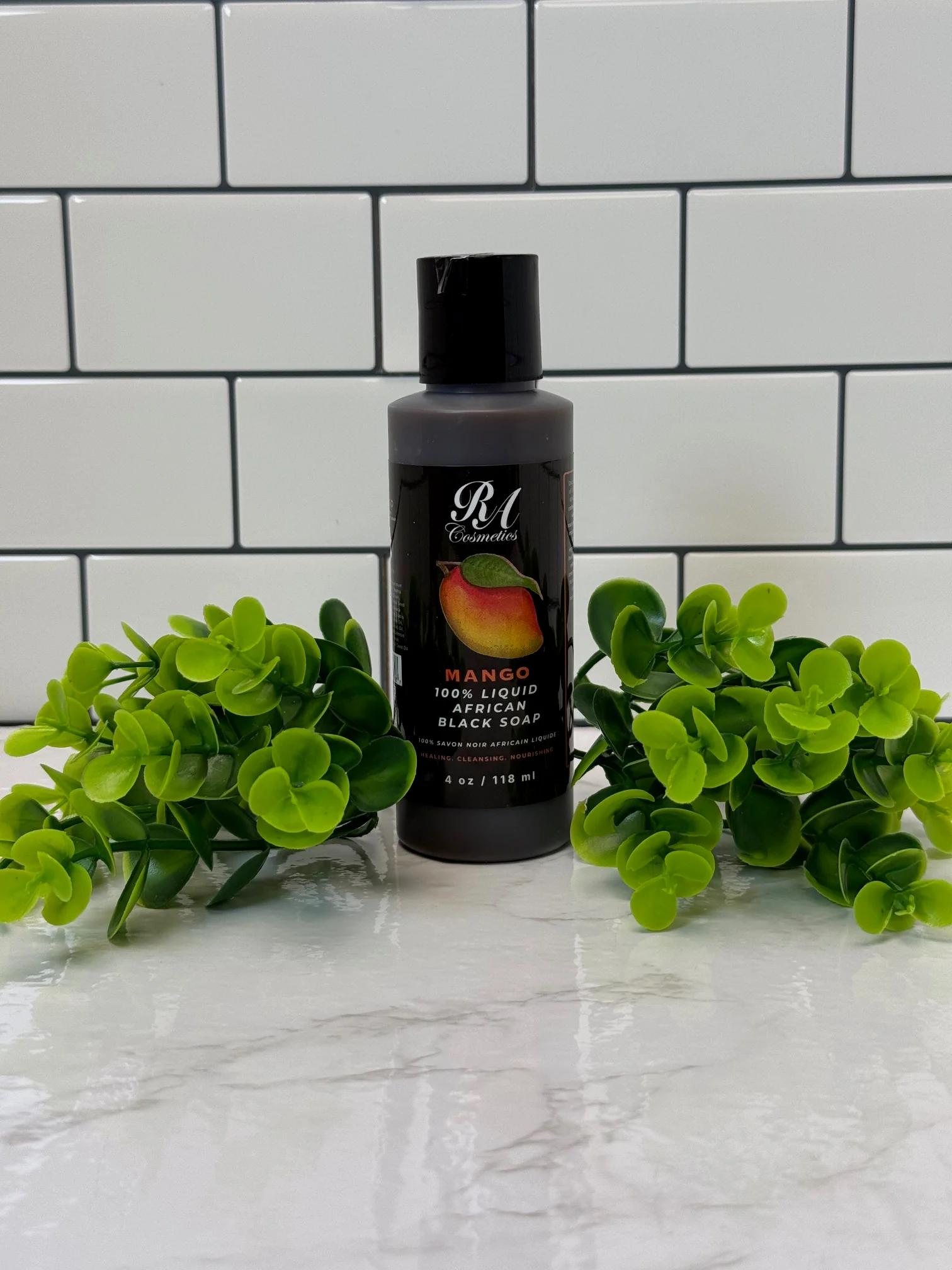 Liquid 100% African Black Soap w/ Mango - Image 9