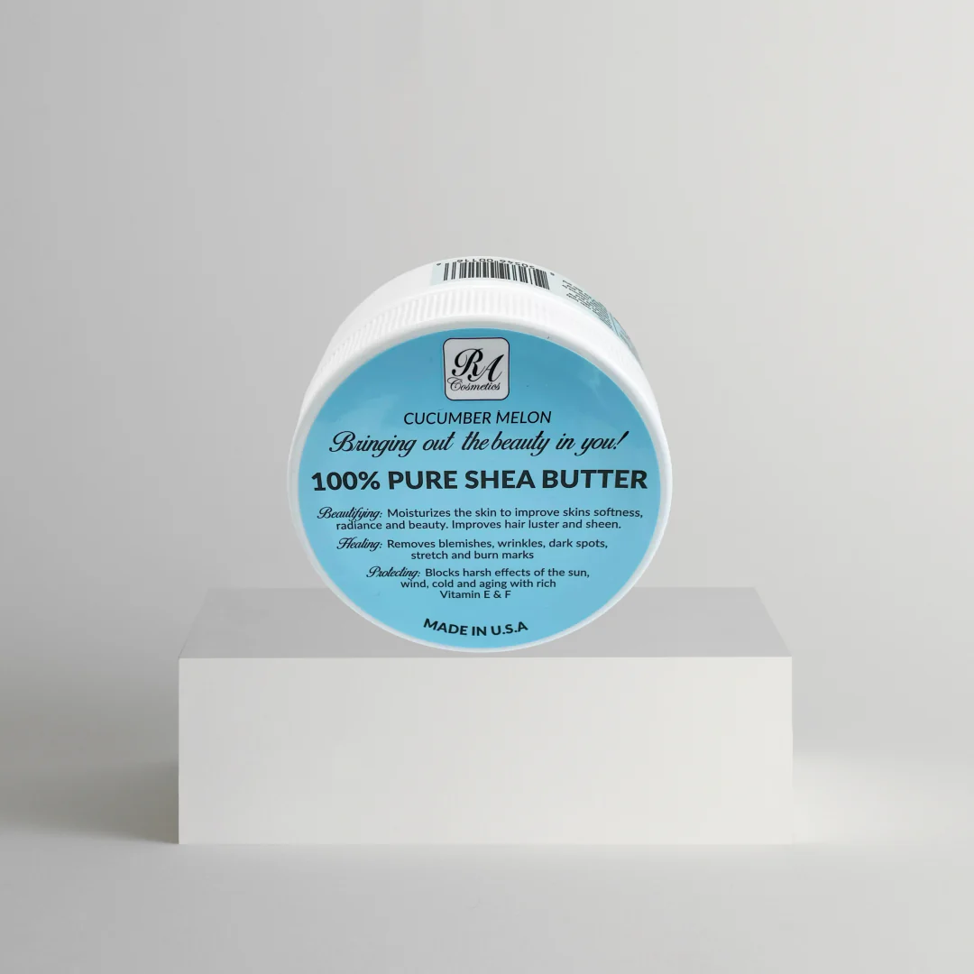 Pure Shea Butter w/ Cucumber Melon - 4oz - Image 3