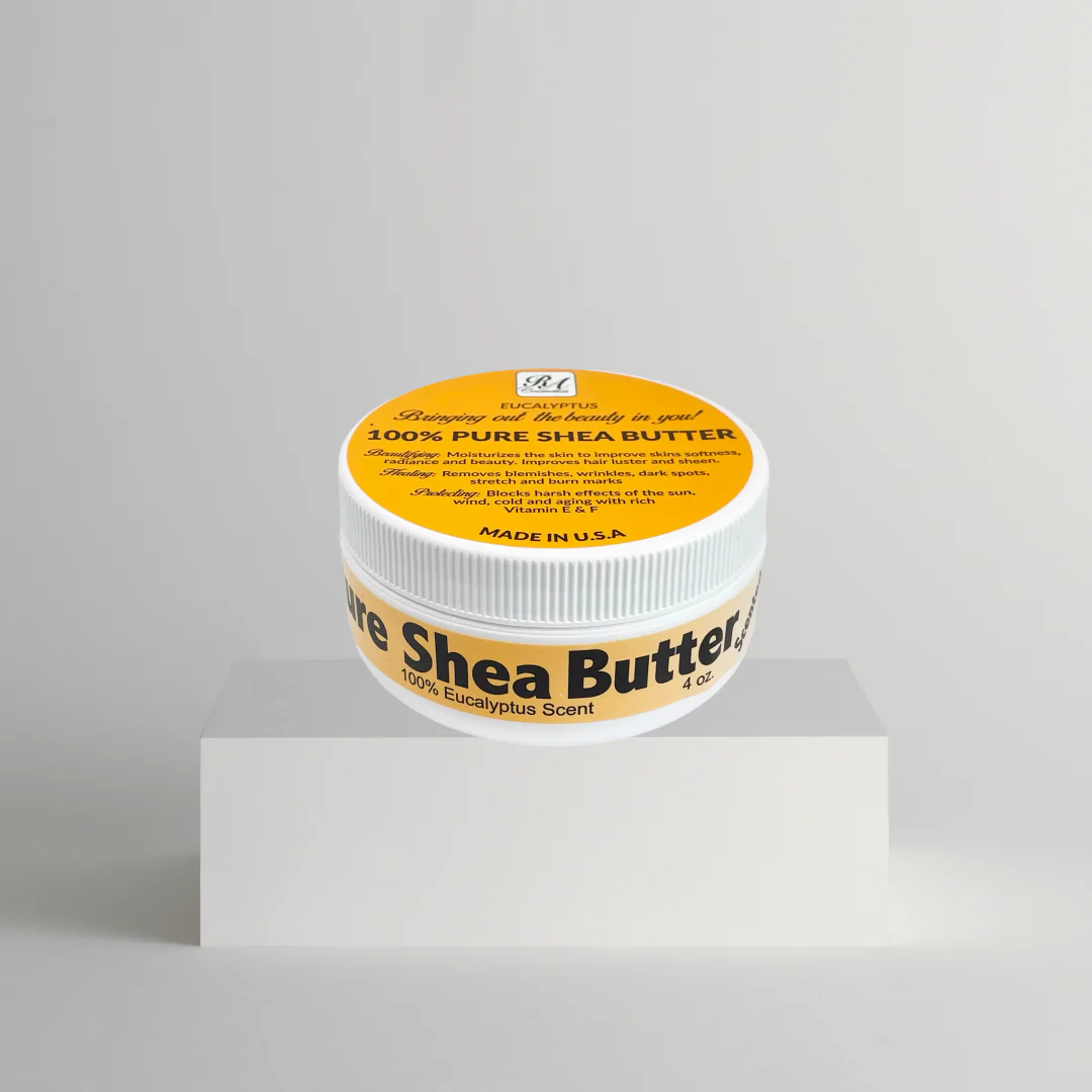 Pure Shea Butter w/ Eucalyptus - 4oz - Image 3
