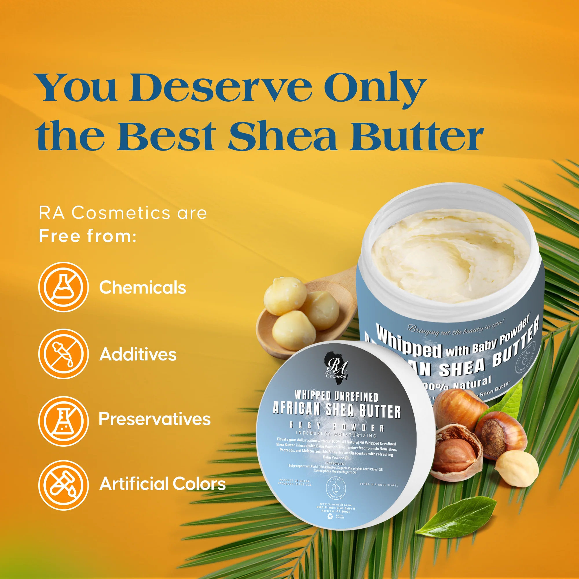 Whipped African Shea Butter w/ Baby Powder - Image 11
