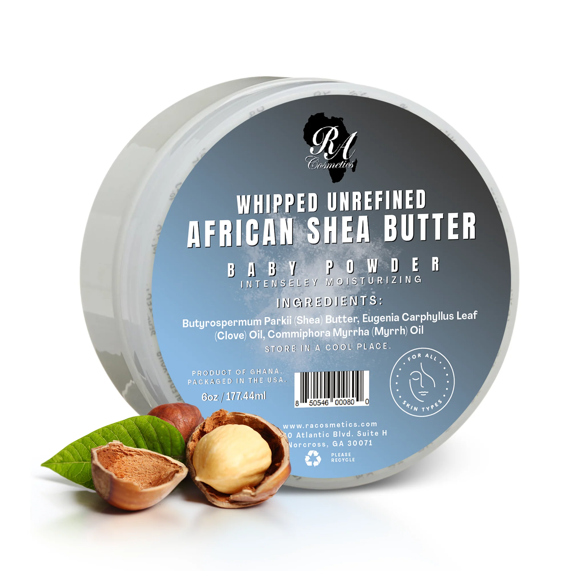 Whipped African Shea Butter w/ Baby Powder - Image 3
