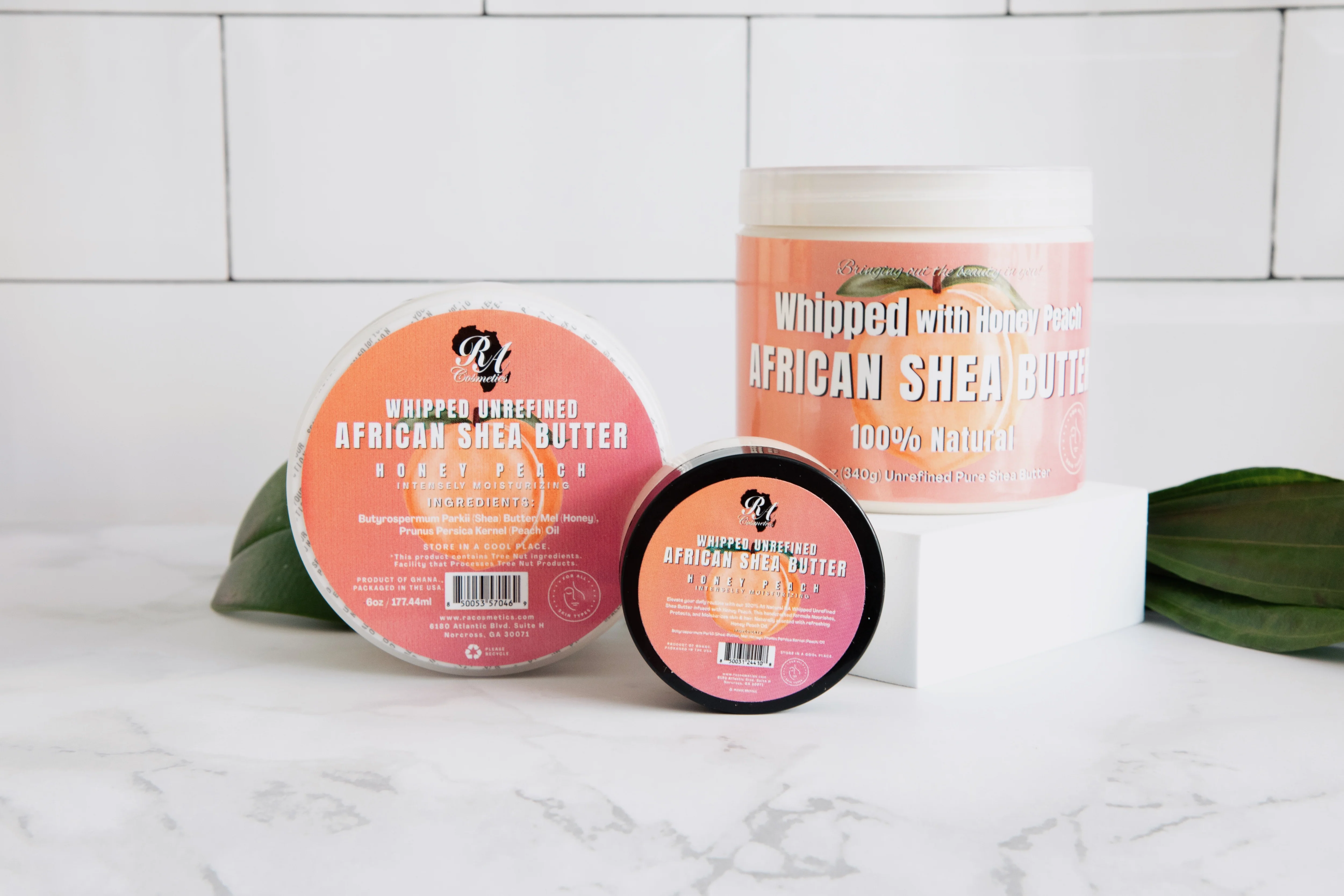 Whipped African Shea Butter w/ Honey Peach - Image 3