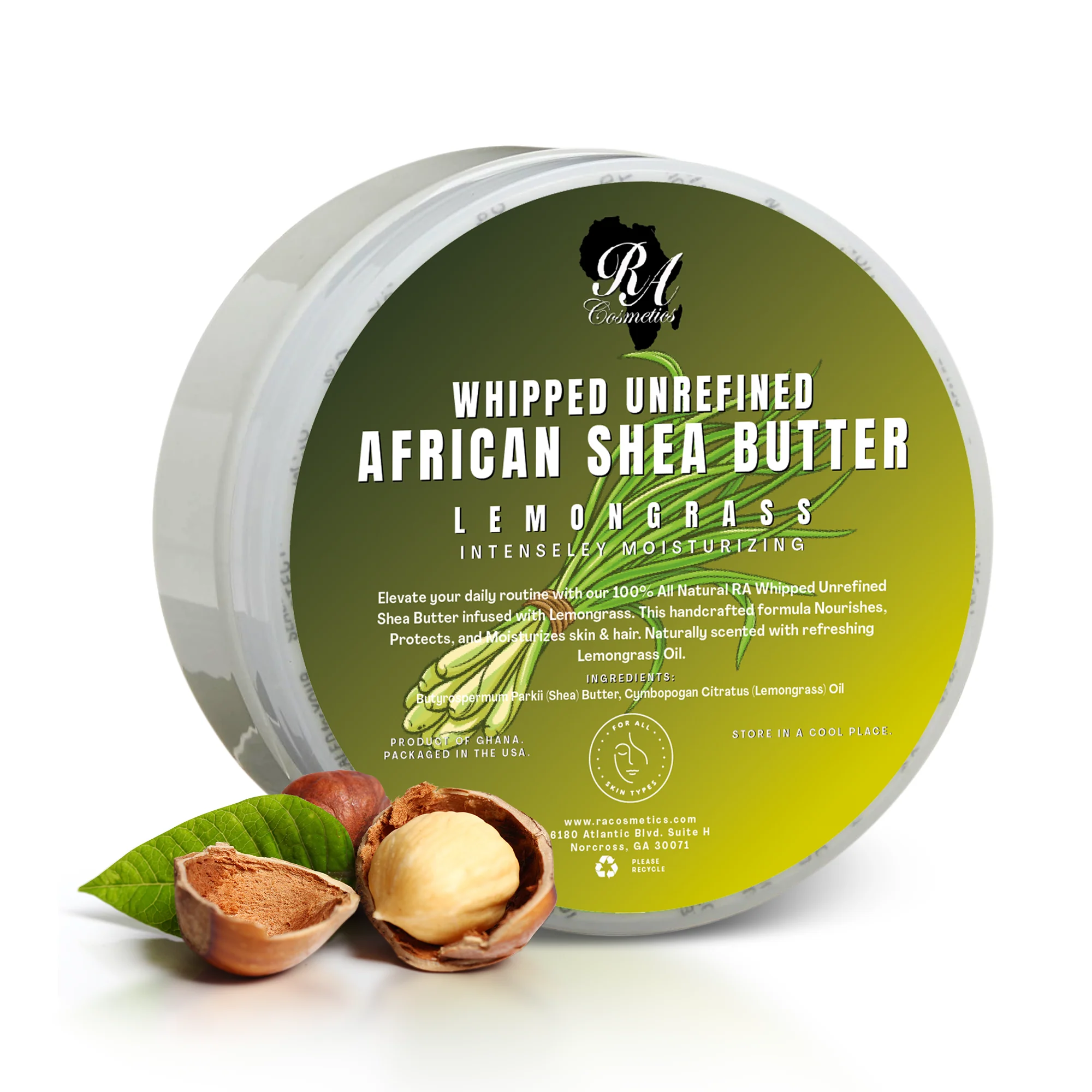 Whipped African Shea Butter w/ Lemongrass - Image 3