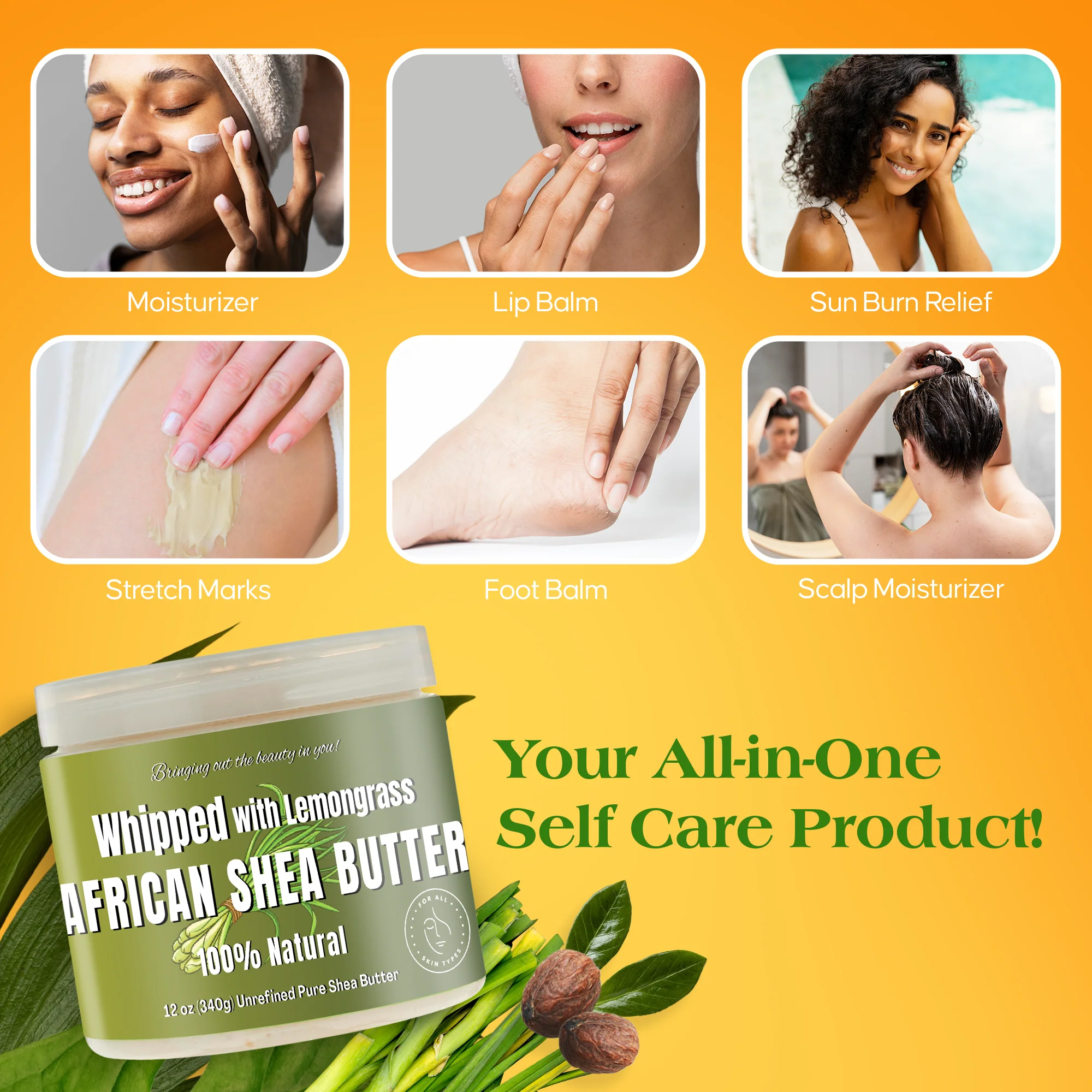 Whipped African Shea Butter w/ Lemongrass - Image 7