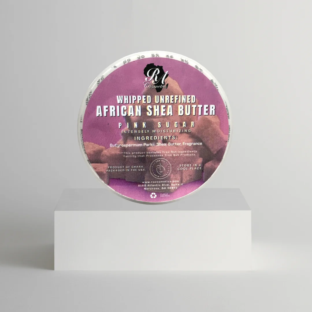 Whipped African Shea Butter w/ Pink Sugar - Image 5